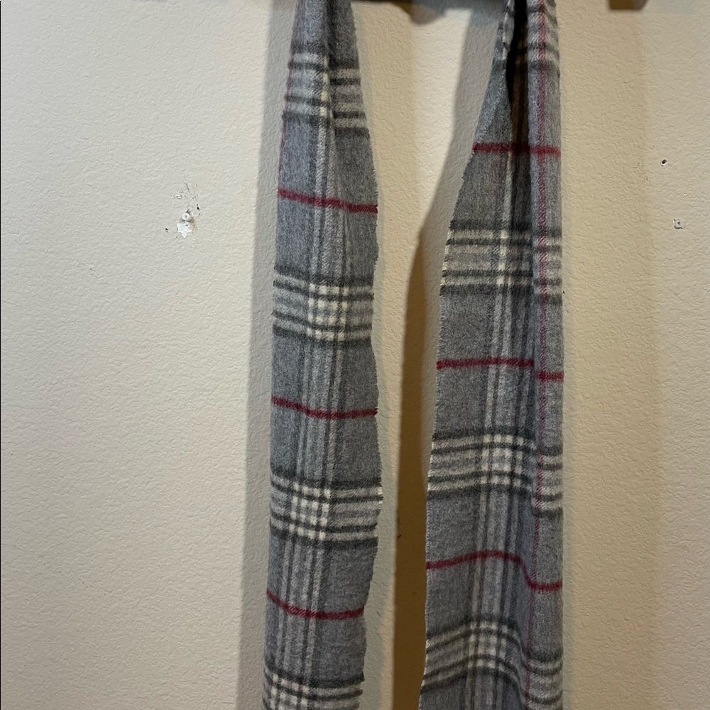 Plaid Cashmere Fringe Unisex Scarf